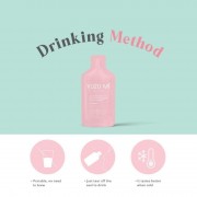 YUZUMI柚美 酵素蔬果植物綜合美白排毒瘦身飲 (16 包x 20g) 平行進口）果汁