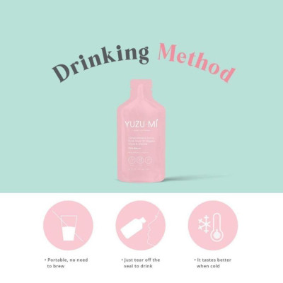 YUZUMI柚美 酵素蔬果植物綜合美白排毒瘦身飲 (16 包x 20g) 平行進口）果汁