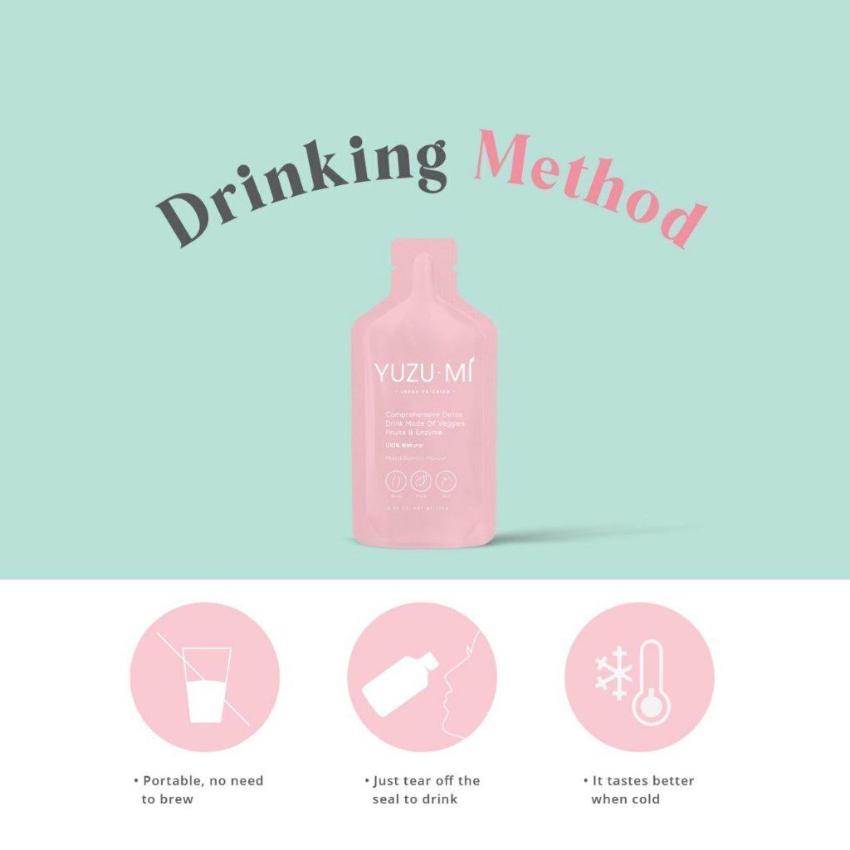 YUZUMI柚美 酵素蔬果植物綜合美白排毒瘦身飲 (16 包x 20g) 平行進口）果汁