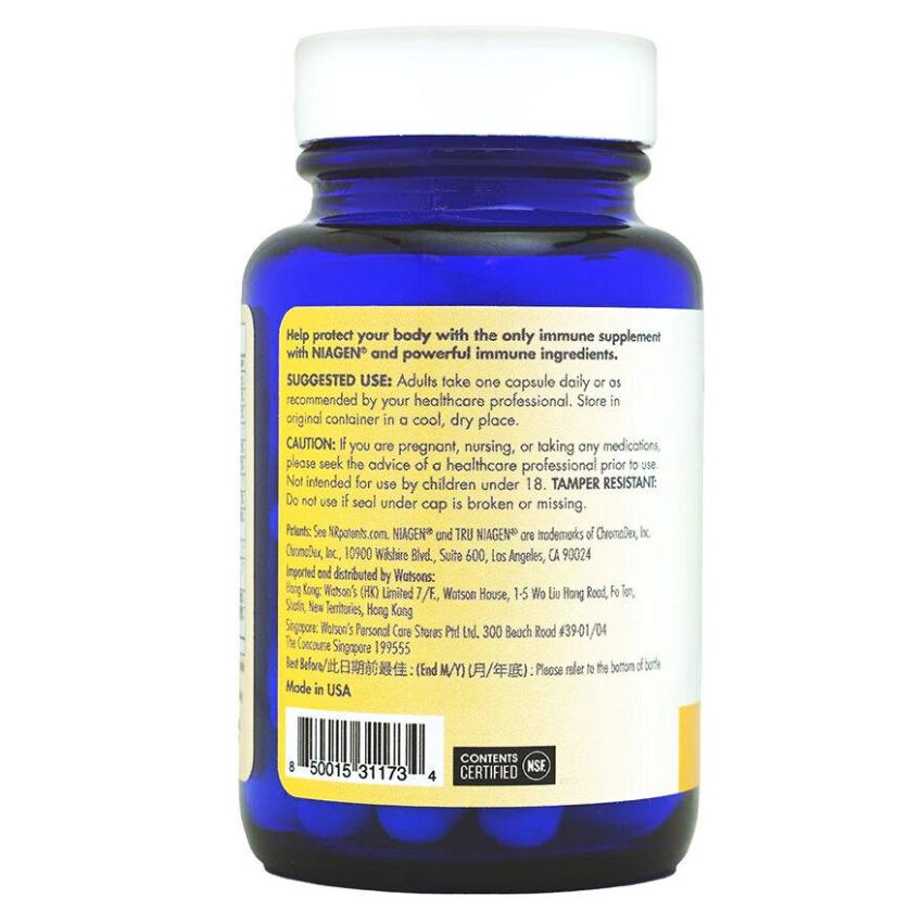 TRU NIAGEN樂加欣 IMMUNE NAD+免疫力增強劑30粒