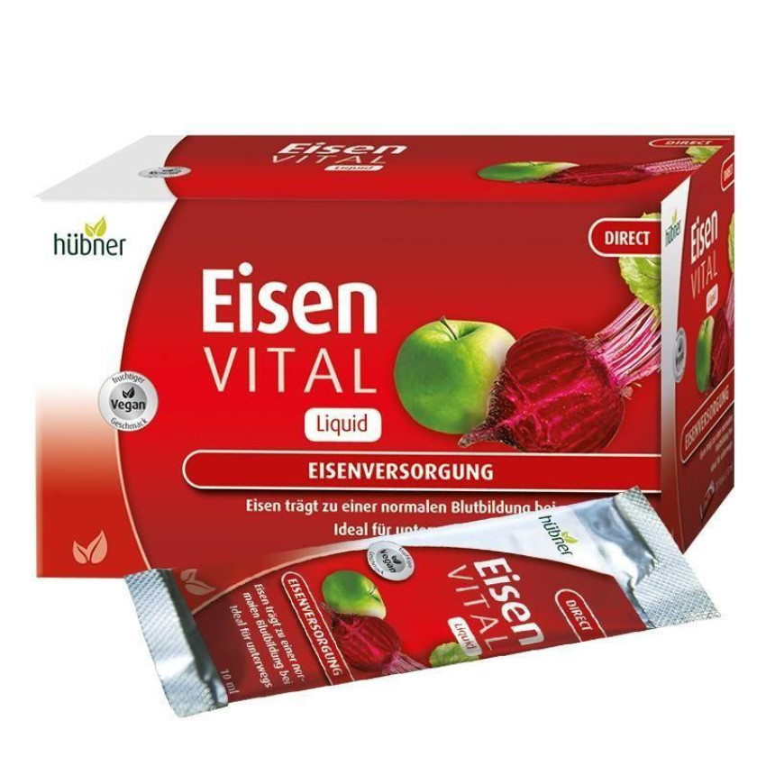 hübner 德國郝柏娜 - 便攜補鐵口服液 200ml (10ml x 20包) （鐵元液)