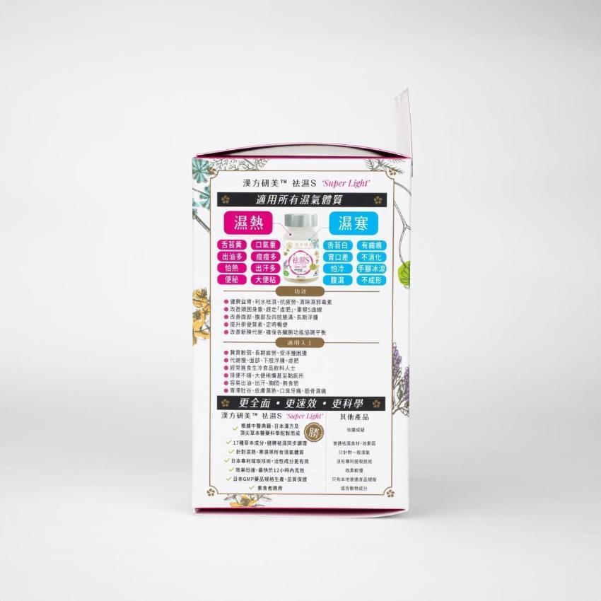 Return 回本 漢方研美祛濕S 60粒 香港行貨