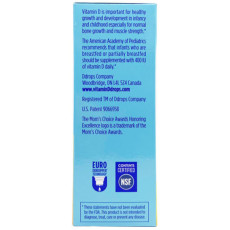 Ddrops - 嬰兒維他命D3滴劑 2.5毫升 嬰兒維生素