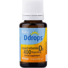 Ddrops - 嬰兒維他命D3滴劑 2.5毫升 嬰兒維生素