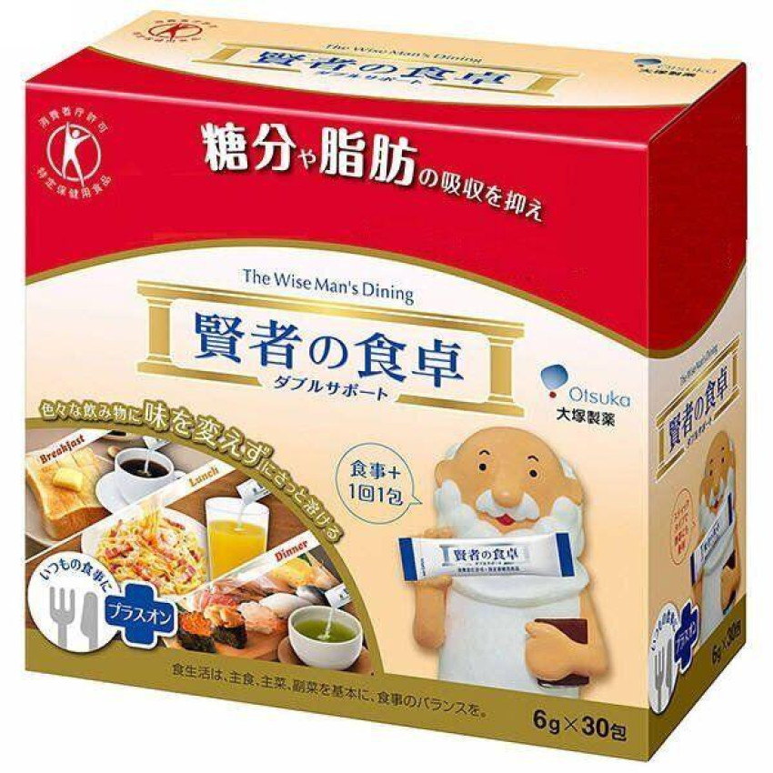 賢者之食卓 - 【原箱優惠(10盒)】賢者食卓膳食纖維 (阻澱粉 隔油份) 30包/盒 (平行進口)