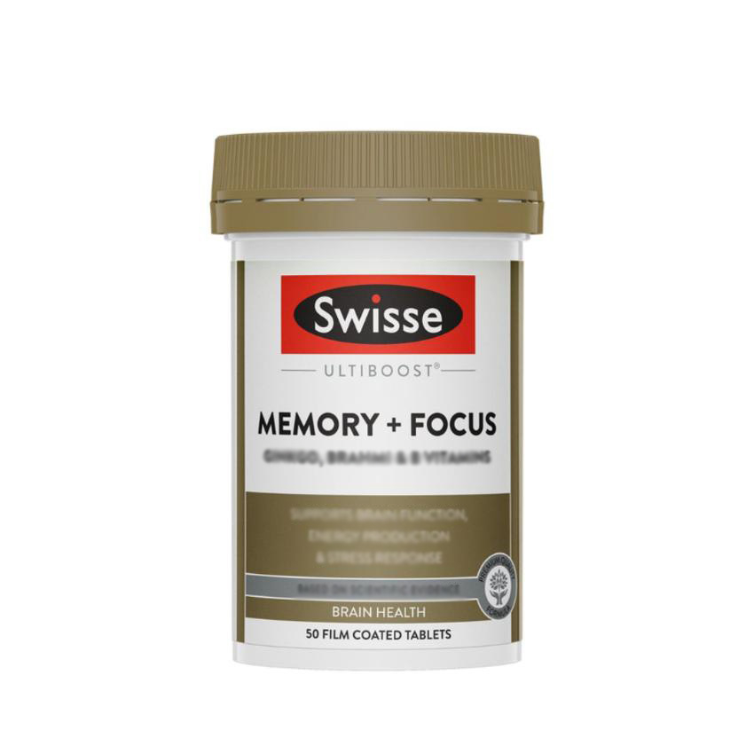 Swisse 增強記憶力片和提高集中力片 50片【平行進口】