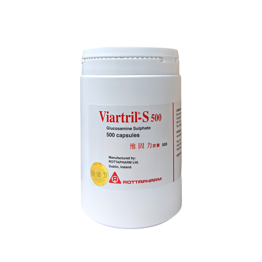 Viartril-S維固力 葡萄糖胺膠囊 (500毫克) 500粒  EXP:02/2027