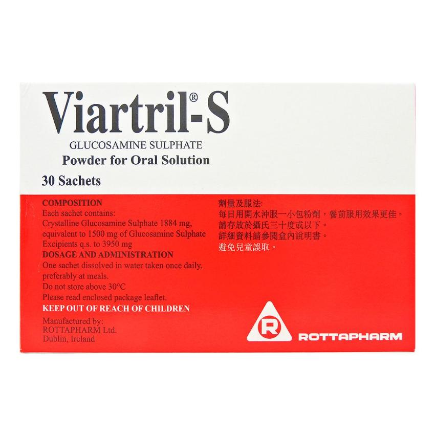 Viartril-S - 維固力®(結晶型)葡萄糖胺1500毫克30包裝沖劑