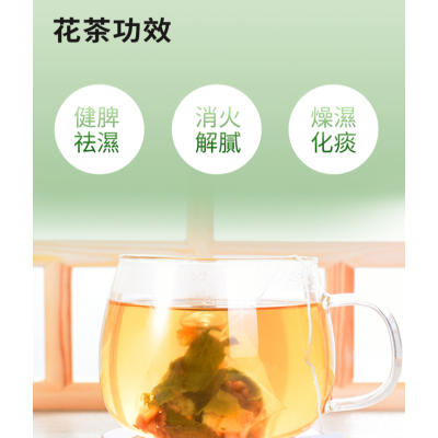 潤和花茶-四季祛濕茶 茶包 去濕減肥茶 祛濕茶 養生花茶 潤喉茶 健脾祛濕 清熱化濕  健脾護腸胃 20包