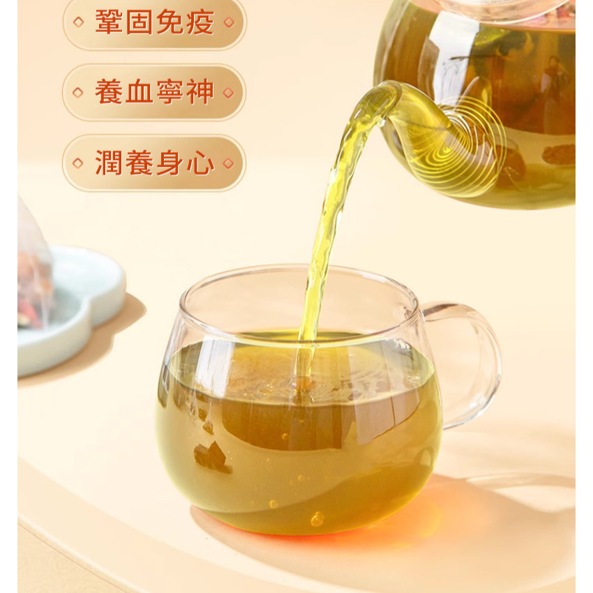 靈芝石斛西洋參茶 6g*20包 西洋參茶 石斛花茶 靈芝 滋陰潤肺 抗疲勞 三角茶包 養生茶包 石斛 西洋參