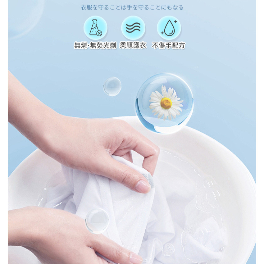 強力洗淨洗衣片 手洗洗衣液 日本洗衣珠洗衣膠囊片【低敏香料 清新淡香】母嬰衣物可用 8倍潔淨力 抗敏洗衣 50片