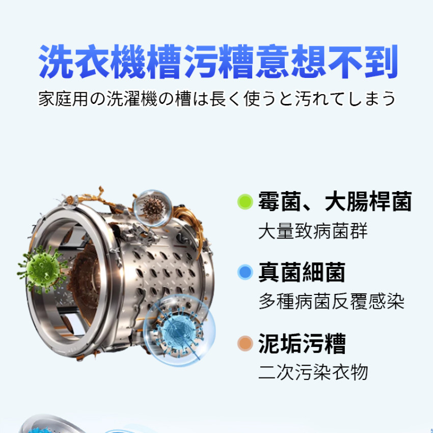 Kirio-洗衣機清潔劑 洗衣機消毒 除菌 除垢清潔 去霉斑污漬 洗衣機縫隙除霉劑 增量裝1000ML