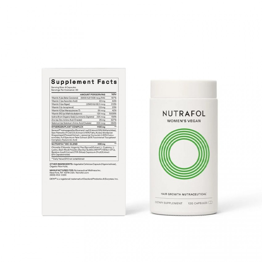 Nutrafol 女性 生髮補充劑 120粒 增強頭髮濃密度